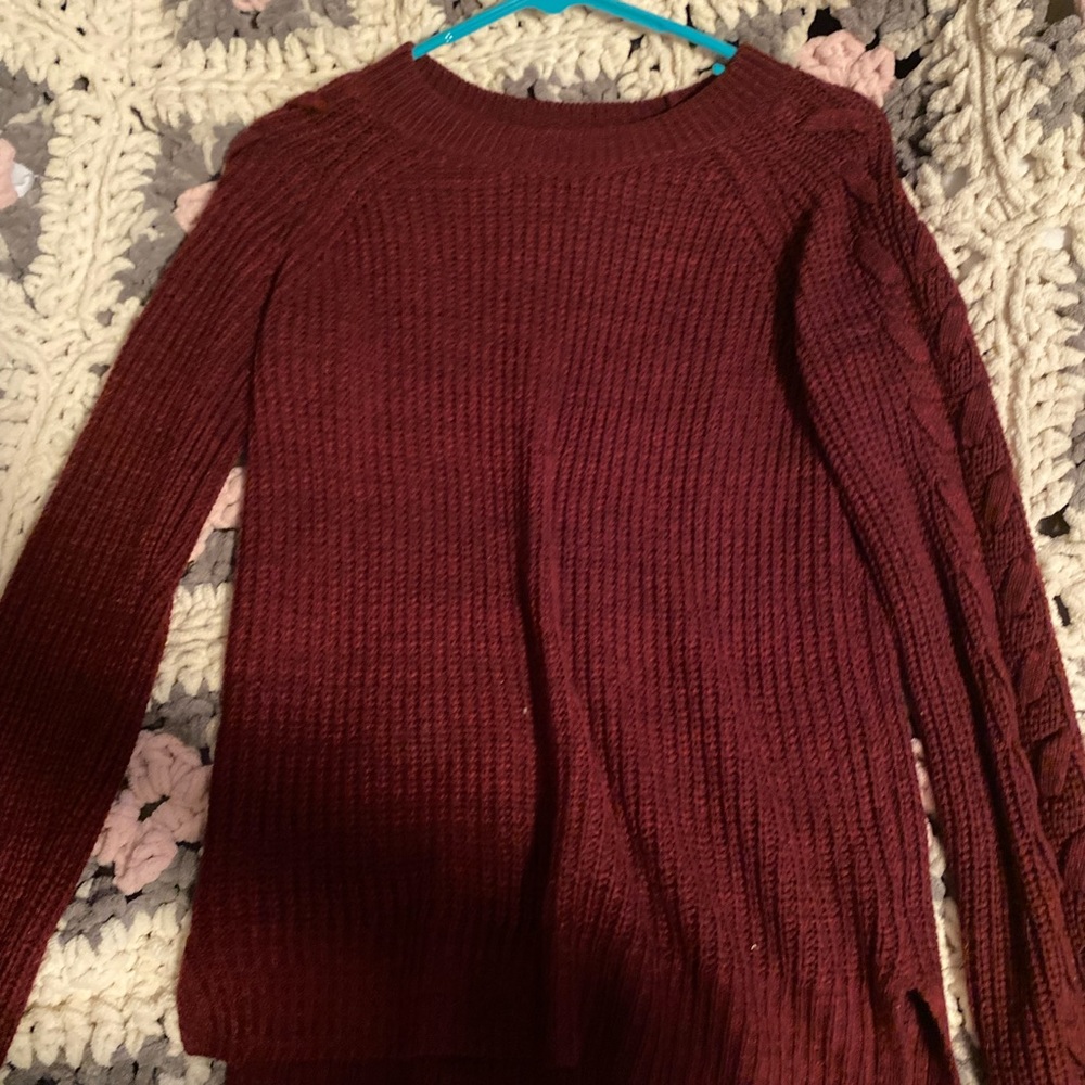 Red sweater